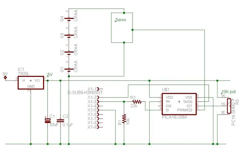 Configureer het circuit opnieuw als een serieel interfacecircuit