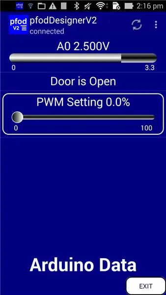 Conception d'un menu - Sortie PWM