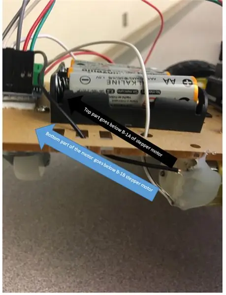 Stap 5: Koppel die 2 Deceleration DC -motors aan die L9110S Stepper