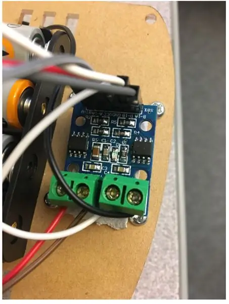 Hakbang 5: Ikonekta ang 2 Deceleration DC Motors sa L9110S Stepper