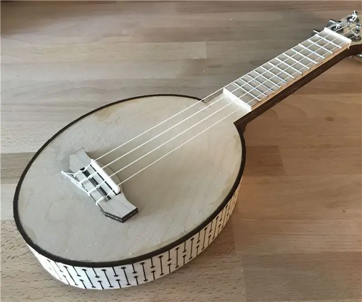 Dzīvo eņģu ananāsu Ukulele: 9 soļi (ar attēliem)