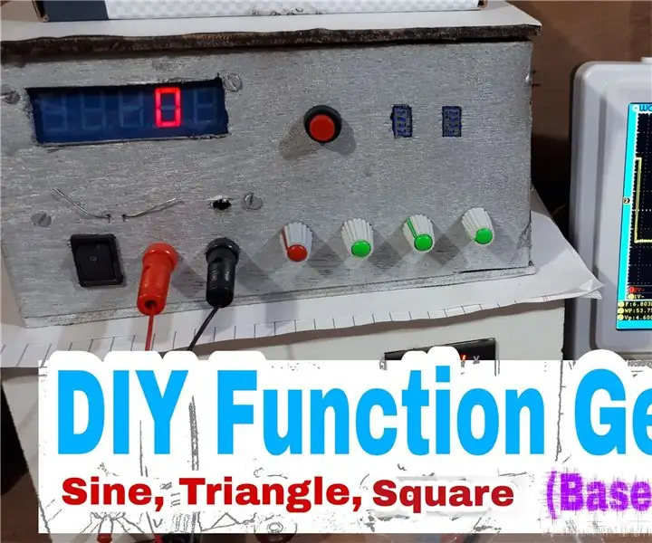 DIY generátor funkcí (ICL8038) 0 Hz - 400 kHz: 11 kroků