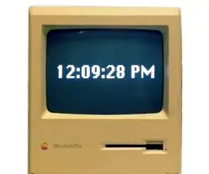 Uhr für Mac Plus - Gunook