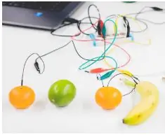 Makey Makey Fruit Piano: 13 стъпки