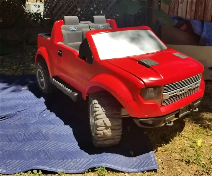 RC Power Wheels för min sons andra födelsedag !: 13 steg (med bilder)