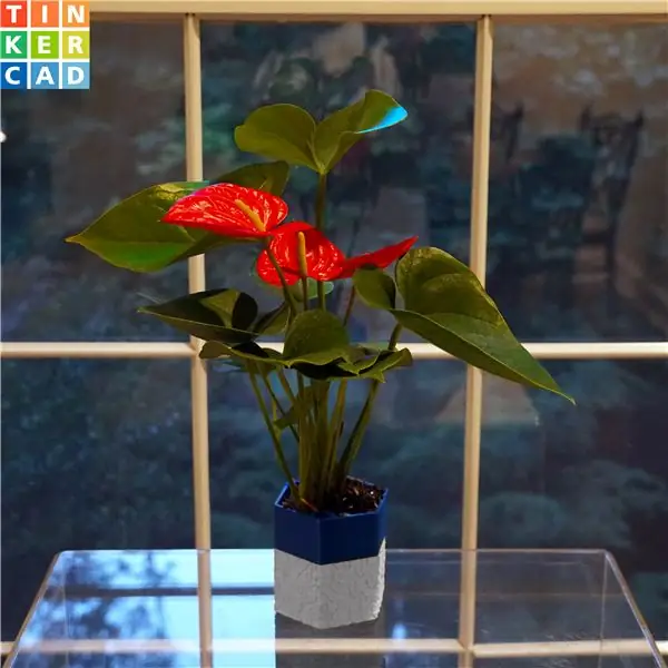 DIY Customizable Self Watering Planter (3D -trykt)