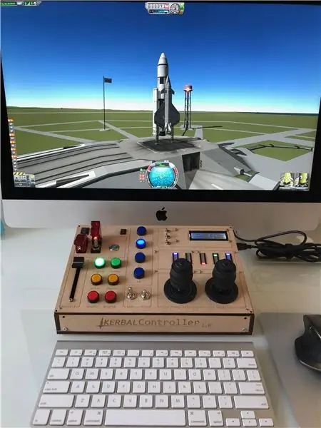 KerbalController: रॉकेट गेम Kerbal अंतरिक्ष कार्यक्रम के लिए एक कस्टम नियंत्रण कक्ष