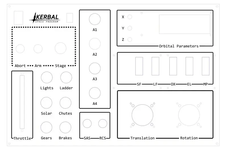 მიღების Faceplate Lasercut