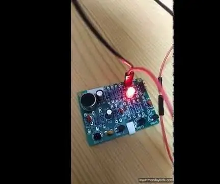 Circuit lògic de control de so divertit de bricolatge amb transistors de condensadors de només resistències: 6 passos