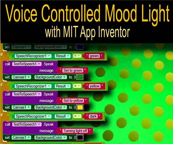 Puheohjattu Android Mood Light