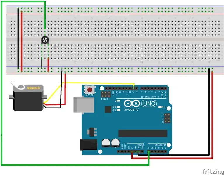 Unganisha Potentiometer