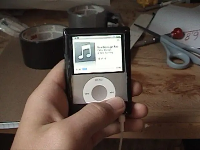 Duct Tape Case / Skin untuk Ipod Nano Baru: 5 Langkah