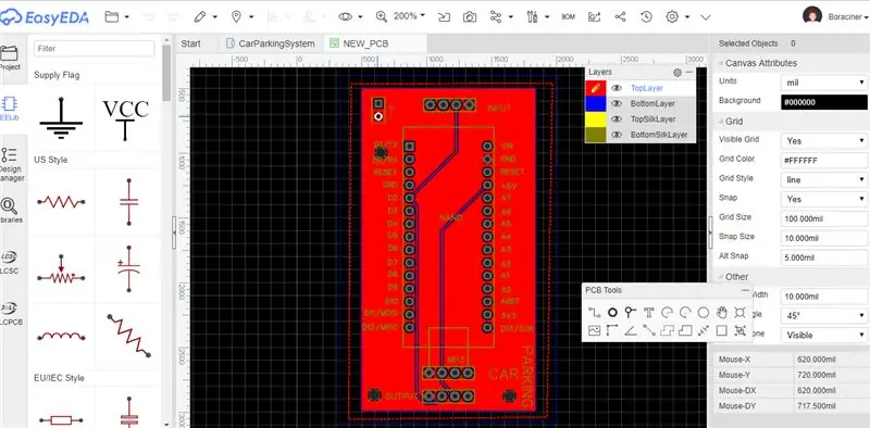 Ontwerp van die stroombaan en PCB