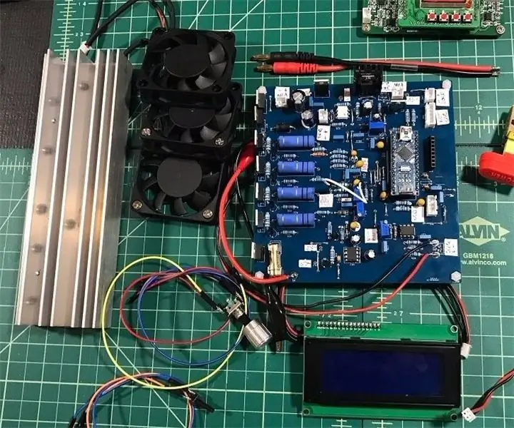 Càrrega electrònica de CC avançada basada en Arduino: 5 passos