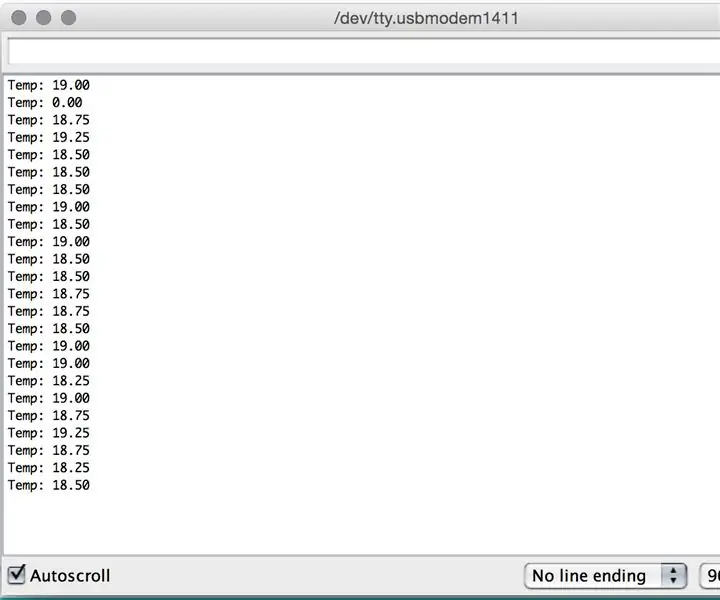 Arduino og termoelement K MAX6675: 4 trin