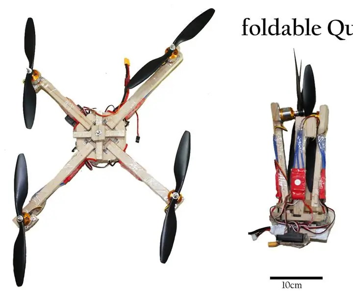 Quadcopter i palosshëm / i lëvizshëm: 6 hapa (me fotografi)