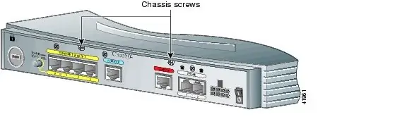 Obriu el router.