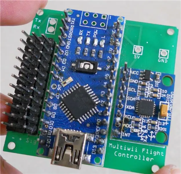 Uradi sam Arduino kontrolirani multiwii kontroler leta