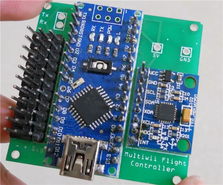 Контроллер полета Multiwii, управляемый своими руками Arduino: 7 шагов (с изображениями)