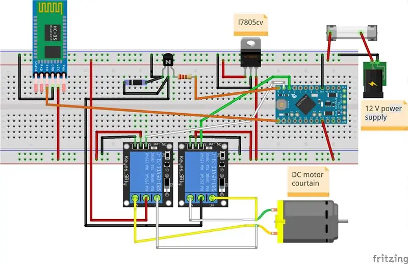 Construire le PCB avec l'électronique