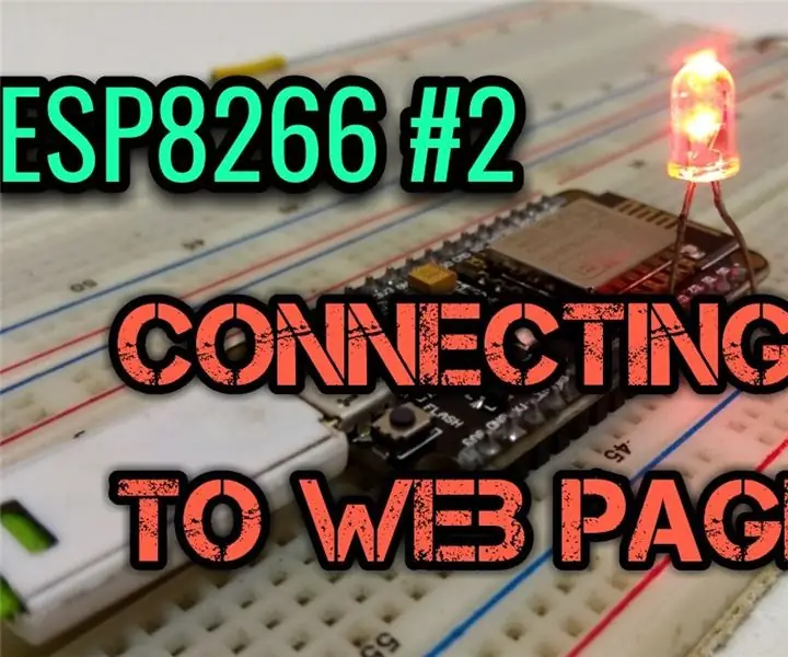 ESP8266 -NODEMCU $ 3 WiFi -modul nr. 2 - Trådløse stifter, der styres via WEB -SIDE: 9 trin (med billeder)