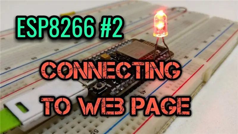 ESP8266-NODEMCU $3 वाईफाई मॉड्यूल #2 - वेब पेज के माध्यम से वायरलेस पिन को नियंत्रित करना