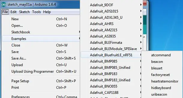 I-setup ang IDE para sa Bluefruit