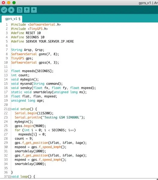 Le logiciel (programme Arduino)