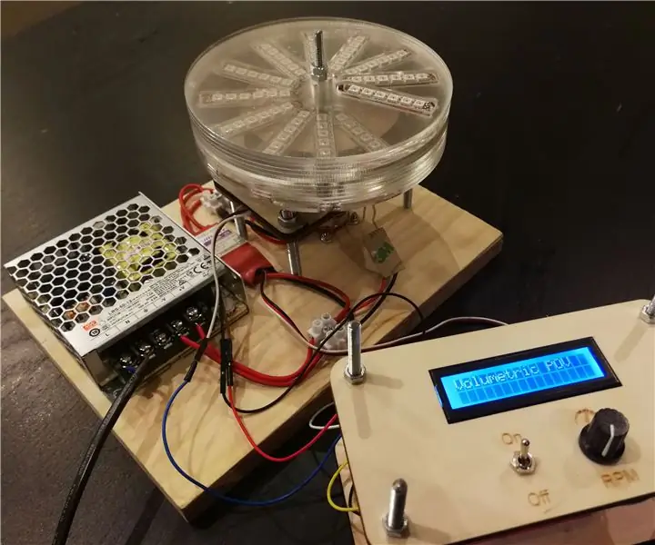 Photonics Challenger: Transparent 3D Volumetric POV (PHABLABS): 8 steg (med bilder)