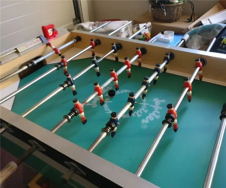 Talaan ng Raspberry Pi IoT Foosball: 11 Mga Hakbang