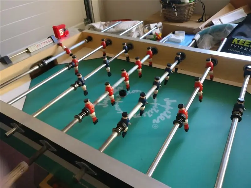 Raspberry Pi IoT Foosball ሰንጠረዥ