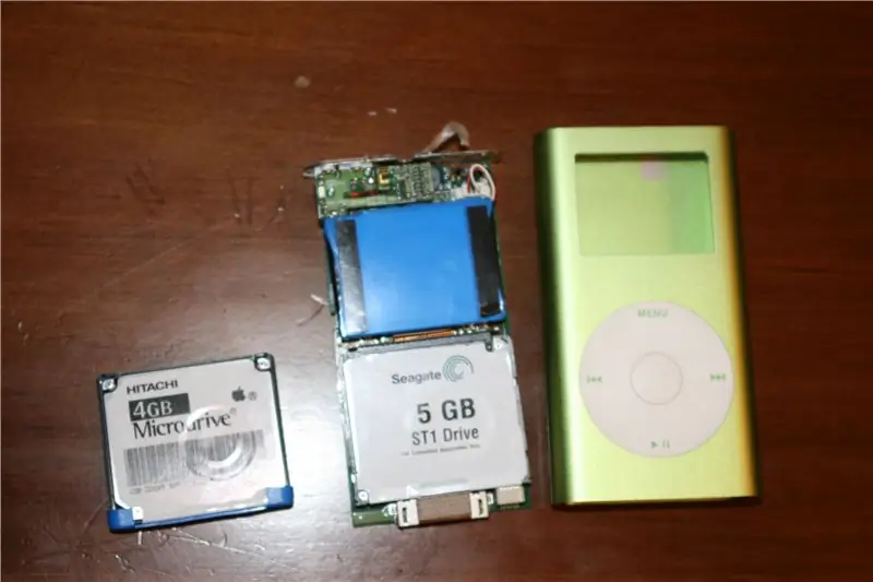 Dodajte još GB na svoj IPod Mini: 8 koraka (sa slikama)