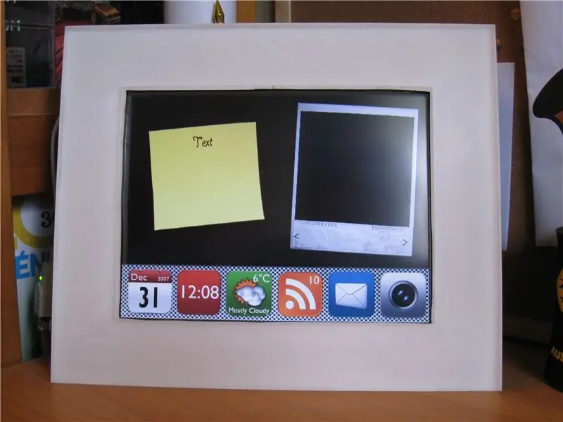 Erstellen Sie elektronische Widget-Frames aus alten Computern