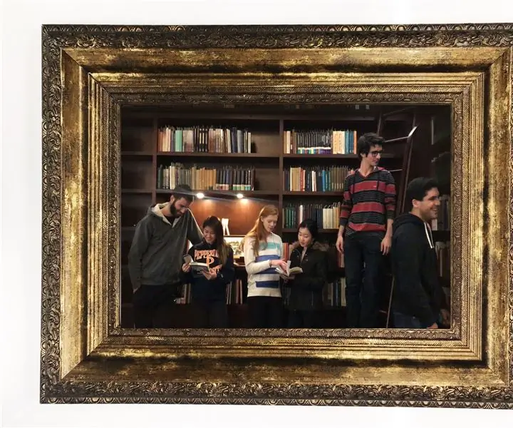 DIY Harry Potter Moving Portrait Project: 9 trinn (med bilder)