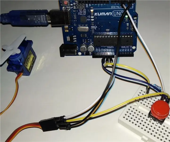 Arduino servo vodič: 3 koraka (sa slikama)