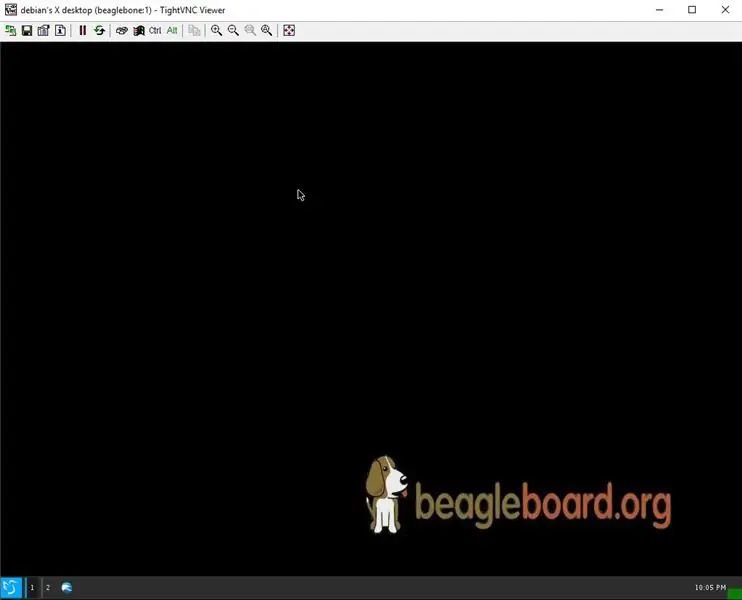 Pagtingin sa Desktop ng Beaglebone