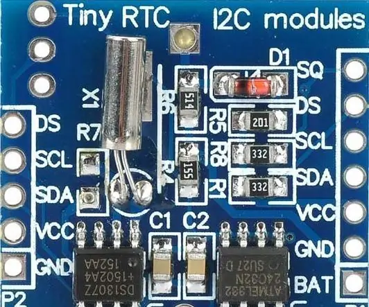 NODEMCU Lua ESP8266 Dengan Jam Masa Sebenar (RTC) & EEPROM: 7 Langkah