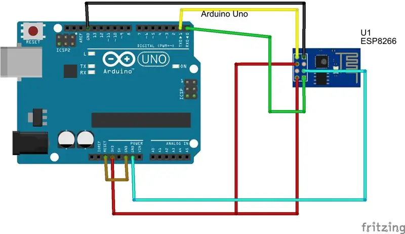 Programmierung des Arduino und ESP8266