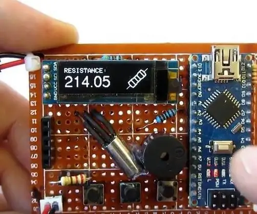 Мультиметр Arduino и тестер компонентов: 4 шага