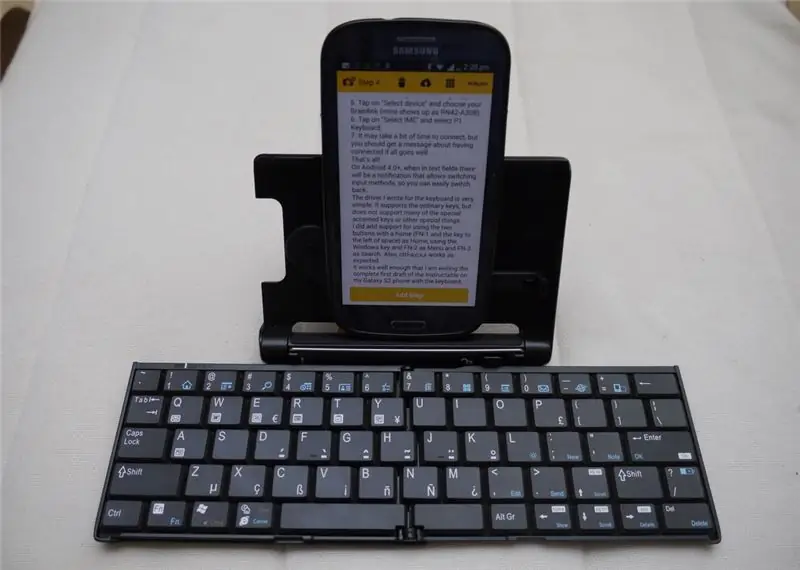 Utilizați tastatura cu infraroșu Palm cu dispozitive Android