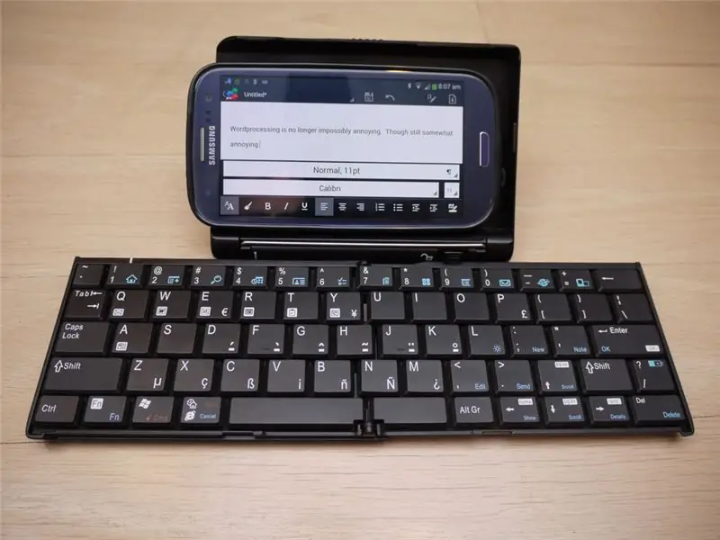 Izmantojiet Palm infrasarkano tastatūru ar Android ierīcēm