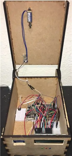 UCL-IIoT-Strongbox Pamoja na Screen ya RFID na LCD (Nodered, MySQL)