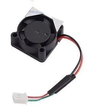 อุปกรณ์ที่จำเป็น: 5V 0.1A Mini Fan Raspberry Pi