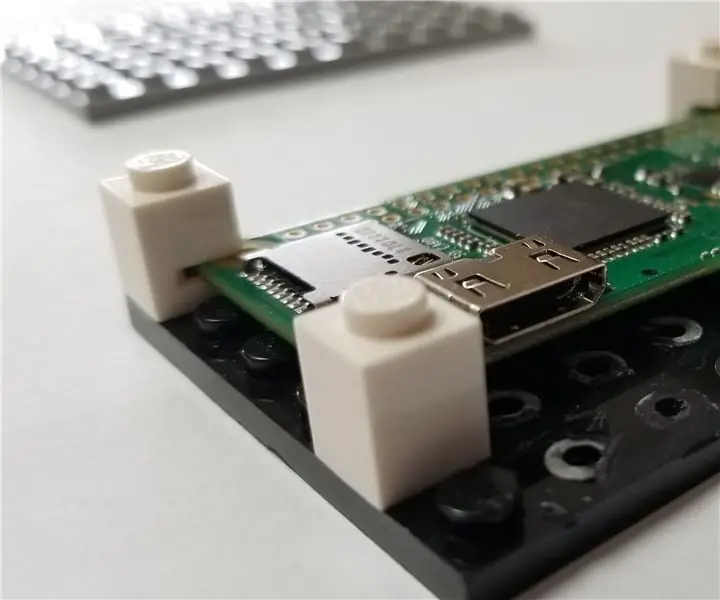 LEGO Raspberry Pi Zero-behuizing: 4 stappen (met afbeeldingen)