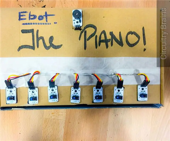 EBot8 IR Piano: 6 خطوات (بالصور)