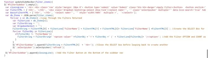 5-қадам: JavaScript кодын басу әрекеттері (JS.html)