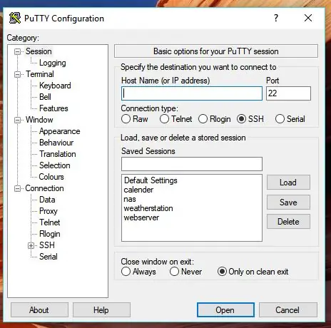 Terminer la configuration de Weewx