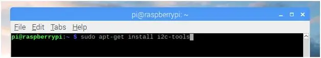 Įdiekite „I2c“įrankius