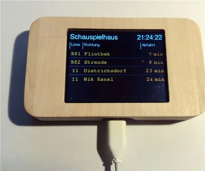 ESP8266 Weather & KVG Infoscreen: 5 pasos