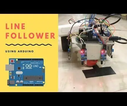 Line Follower Brug af Arduino - Let DIY -projekt: 6 trin